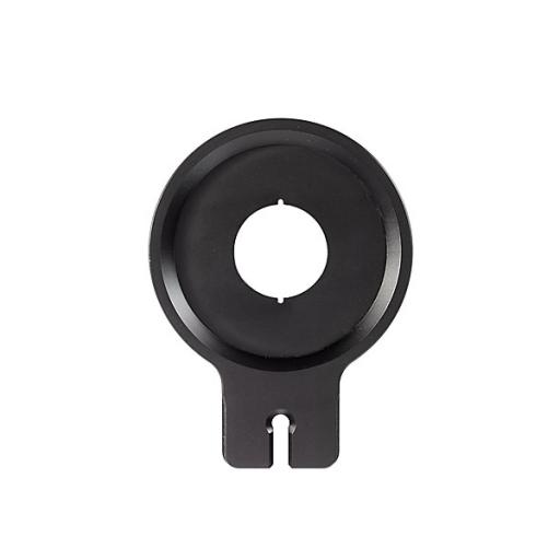 Cambo Lensplate with #1 hole (black finish)