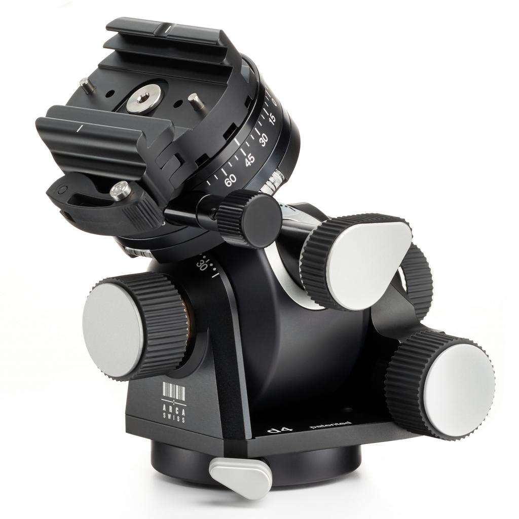 Arca Swiss D4 Geared Tripod Head with Quickset Classic Device