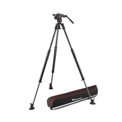 Manfrotto Nitrotech 608 series with 635 Fast Single Leg Carbon Tripod