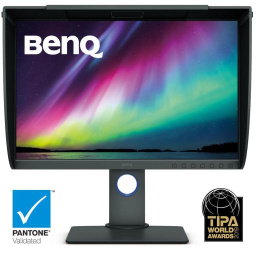 BenQ SW240 Pro 24 inch IPS Monitor with FREE Shading Hood