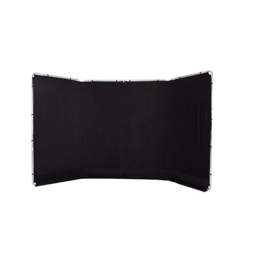 Panoramic Background 4m Black