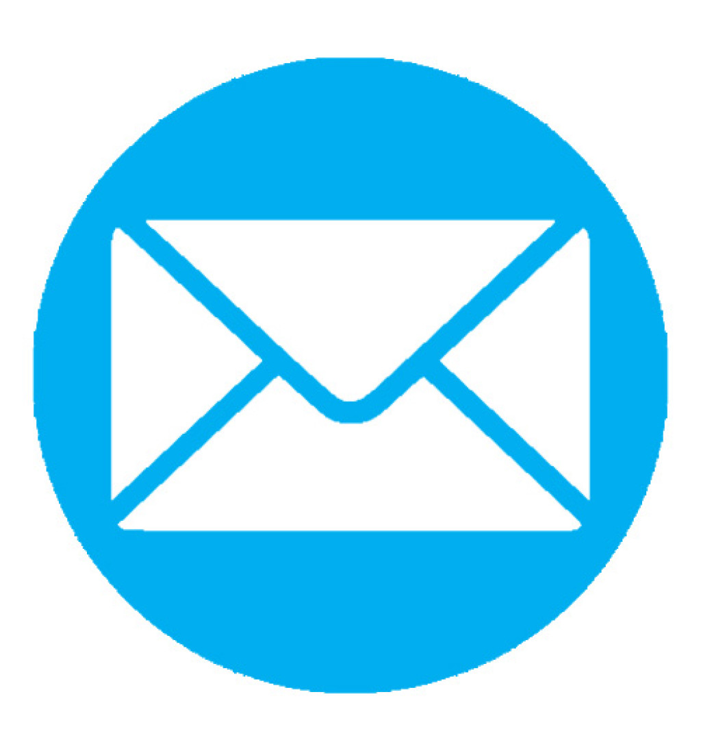 Round mail icon