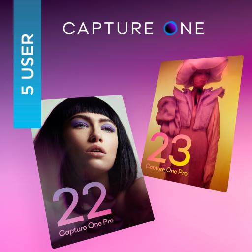 Capture One Pro 22 get 23 Multi User 5 Mac or Windows (5 Perpetual User Licence)
