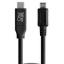 Tether Tools TetherPro USB-C to Micro-B 5-Pin Cable Black or Orange Swatch