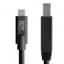 TetherPro USB-C to 3.0 Male B, 4.6M Cable Black or Orange Swatch