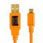 Tether Tools TetherPro USB 2.0 to Micro-B 5-Pin cable Black or Orange Swatch